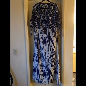 Brand new watercolor maxi dress, size XL.